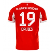 Moški Bayern Munich Alphonso Davies #19 Replika nogometni dresi Domači 2025-26 Kratek Rokav