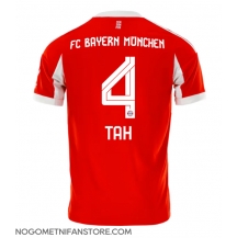 Moški Bayern Munich Jonathan Tah #4 Replika nogometni dresi Domači 2025-26 Kratek Rokav