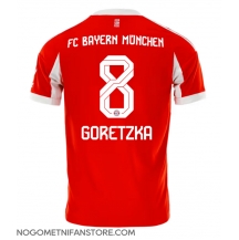 Moški Bayern Munich Leon Goretzka #8 Replika nogometni dresi Domači 2025-26 Kratek Rokav