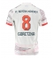 Moški Bayern Munich Leon Goretzka #8 Replika nogometni dresi Gostujoči 2025-26 Kratek Rokav