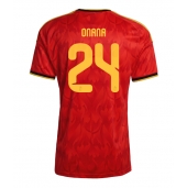 Moški Belgija Amadou Onana #24 Replika nogometni dresi Domači SP 2026 Kratek Rokav