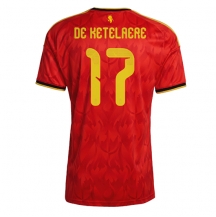 Moški Belgija Charles De Ketelaere #17 Replika nogometni dresi Domači SP 2026 Kratek Rokav