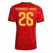 Moški Belgija Matias Fernandez-Pardo #26 Replika nogometni dresi Domači SP 2026 Kratek Rokav