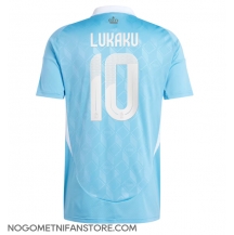 Moški Belgija Romelu Lukaku #10 Replika nogometni dresi Gostujoči EP 2024 Kratek Rokav