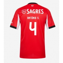 Moški Benfica Antonio Silva #4 Replika nogometni dresi Domači 2025-26 Kratek Rokav