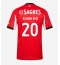 Moški Benfica Richard Rios #20 Replika nogometni dresi Domači 2025-26 Kratek Rokav