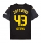 Moški Borussia Dortmund Jamie Bynoe-Gittens #43 Replika nogometni dresi Gostujoči 2024-25 Kratek Rokav
