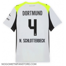 Moški Borussia Dortmund Nico Schlotterbeck #4 Replika nogometni dresi Gostujoči 2025-26 Kratek Rokav