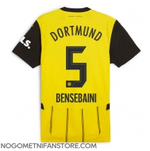 Moški Borussia Dortmund Ramy Bensebaini #5 Replika nogometni dresi Domači 2024-25 Kratek Rokav