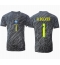 Moški Brazilija Alisson Becker #1 Vratar Replika nogometni dresi Gostujoči Copa America 2024 Kratek Rokav