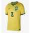 Moški Brazilija Bruno Guimaraes #8 Replika nogometni dresi Domači SP 2026 Kratek Rokav