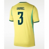Moški Brazilija Gabriel Magalhaes #3 Replika nogometni dresi Domači SP 2026 Kratek Rokav