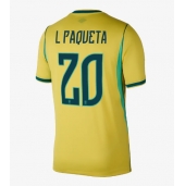 Moški Brazilija Lucas Paqueta #20 Replika nogometni dresi Domači SP 2026 Kratek Rokav