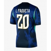 Moški Brazilija Lucas Paqueta #20 Replika nogometni dresi Gostujoči SP 2026 Kratek Rokav