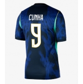 Moški Brazilija Matheus Cunha #9 Replika nogometni dresi Gostujoči SP 2026 Kratek Rokav