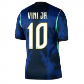 Moški Brazilija Vinicius Junior #10 Replika nogometni dresi Gostujoči SP 2026 Kratek Rokav