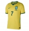 Moški Brazilija Vinicius Junior #7 Replika nogometni dresi Domači SP 2026 Kratek Rokav