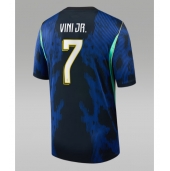 Moški Brazilija Vinicius Junior #7 Replika nogometni dresi Gostujoči SP 2026 Kratek Rokav