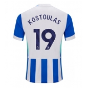 Moški Brighton Charalampos Kostoulas #19 Replika nogometni dresi Domači 2025-26 Kratek Rokav