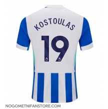 Moški Brighton Charalampos Kostoulas #19 Replika nogometni dresi Domači 2025-26 Kratek Rokav