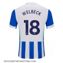 Moški Brighton Danny Welbeck #18 Replika nogometni dresi Domači 2025-26 Kratek Rokav