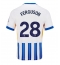 Moški Brighton Evan Ferguson #28 Replika nogometni dresi Domači 2024-25 Kratek Rokav