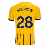 Moški Brighton Evan Ferguson #28 Replika nogometni dresi Gostujoči 2024-25 Kratek Rokav