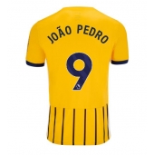 Moški Brighton Joao Pedro #9 Replika nogometni dresi Gostujoči 2024-25 Kratek Rokav