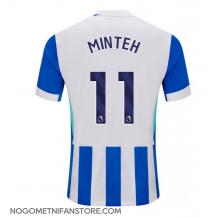 Moški Brighton Yankuba Minteh #11 Replika nogometni dresi Domači 2025-26 Kratek Rokav