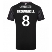Moški Burnley Josh Brownhill #8 Replika nogometni dresi Gostujoči 2024-25 Kratek Rokav