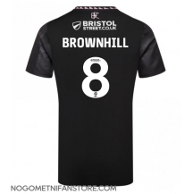Moški Burnley Josh Brownhill #8 Replika nogometni dresi Gostujoči 2024-25 Kratek Rokav