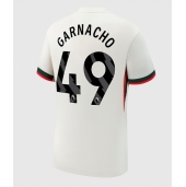 Moški Chelsea Alejandro Garnacho #49 Replika nogometni dresi Gostujoči 2025-26 Kratek Rokav