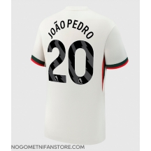 Moški Chelsea Joao Pedro #20 Replika nogometni dresi Gostujoči 2025-26 Kratek Rokav