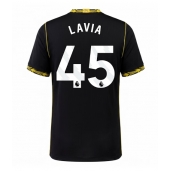 Moški Chelsea Romeo Lavia #45 Replika nogometni dresi Gostujoči 2026-27 Kratek Rokav