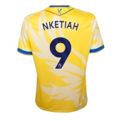 Moški Crystal Palace Eddie Nketiah #9 Replika nogometni dresi Gostujoči 2024-25 Kratek Rokav