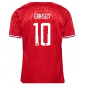 Moški Danska Christian Eriksen #10 Replika nogometni dresi Domači EP 2024 Kratek Rokav