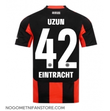Moški Eintracht Frankfurt Can Uzun #42 Replika nogometni dresi Domači 2025-26 Kratek Rokav