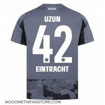 Moški Eintracht Frankfurt Can Uzun #42 Replika nogometni dresi Tretji 2025-26 Kratek Rokav