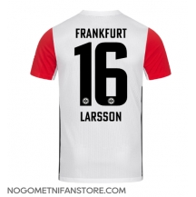 Moški Eintracht Frankfurt Hugo Larsson #16 Replika nogometni dresi Domači 2024-25 Kratek Rokav