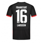 Moški Eintracht Frankfurt Hugo Larsson #16 Replika nogometni dresi Gostujoči 2024-25 Kratek Rokav