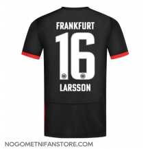 Moški Eintracht Frankfurt Hugo Larsson #16 Replika nogometni dresi Gostujoči 2024-25 Kratek Rokav