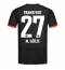 Moški Eintracht Frankfurt Mario Gotze #27 Replika nogometni dresi Gostujoči 2024-25 Kratek Rokav