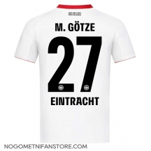 Moški Eintracht Frankfurt Mario Gotze #27 Replika nogometni dresi Gostujoči 2025-26 Kratek Rokav