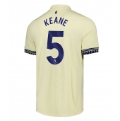 Moški Everton Michael Keane #5 Replika nogometni dresi Gostujoči 2025-26 Kratek Rokav