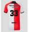 Moški Feyenoord David Hancko #33 Replika nogometni dresi Domači 2024-25 Kratek Rokav