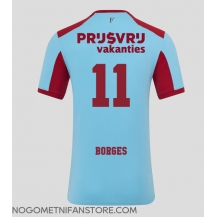 Moški Feyenoord Goncalo Borges #11 Replika nogometni dresi Tretji 2025-26 Kratek Rokav