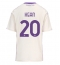Moški Fiorentina Moise Kean #20 Replika nogometni dresi Gostujoči 2025-26 Kratek Rokav