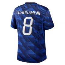 Moški Francija Aurelien Tchouameni #8 Replika nogometni dresi Domači SP 2026 Kratek Rokav