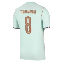 Moški Francija Aurelien Tchouameni #8 Replika nogometni dresi Gostujoči SP 2026 Kratek Rokav