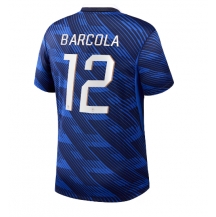Moški Francija Bradley Barcola #12 Replika nogometni dresi Domači SP 2026 Kratek Rokav